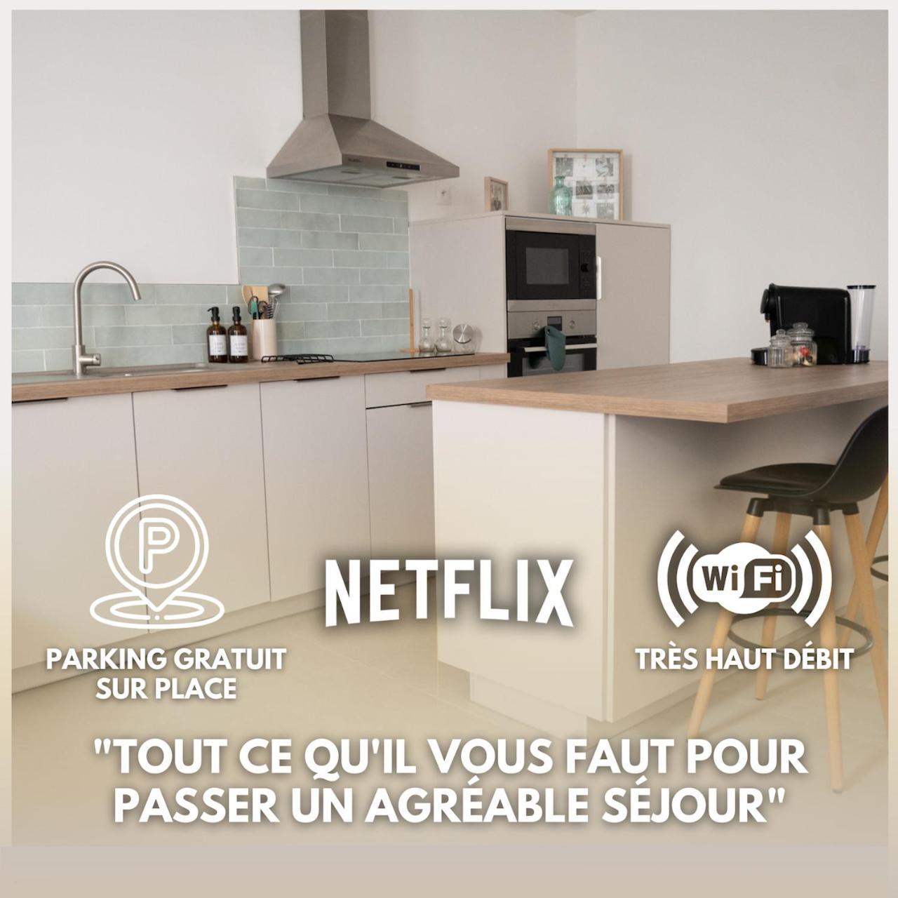 Lou Cabanot - Appartement Lumineux 3 Chambres - Parking Gratuit Beziers Bagian luar foto